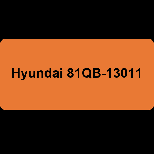 Hyundai 81QB-13011